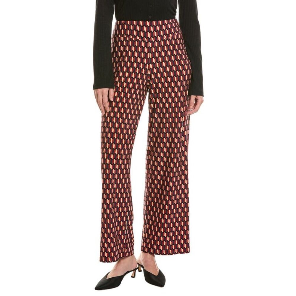 Anne Klein Womens  High-Rise Palazzo Pant, Brown
